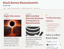Tablet Screenshot of blackboston.com